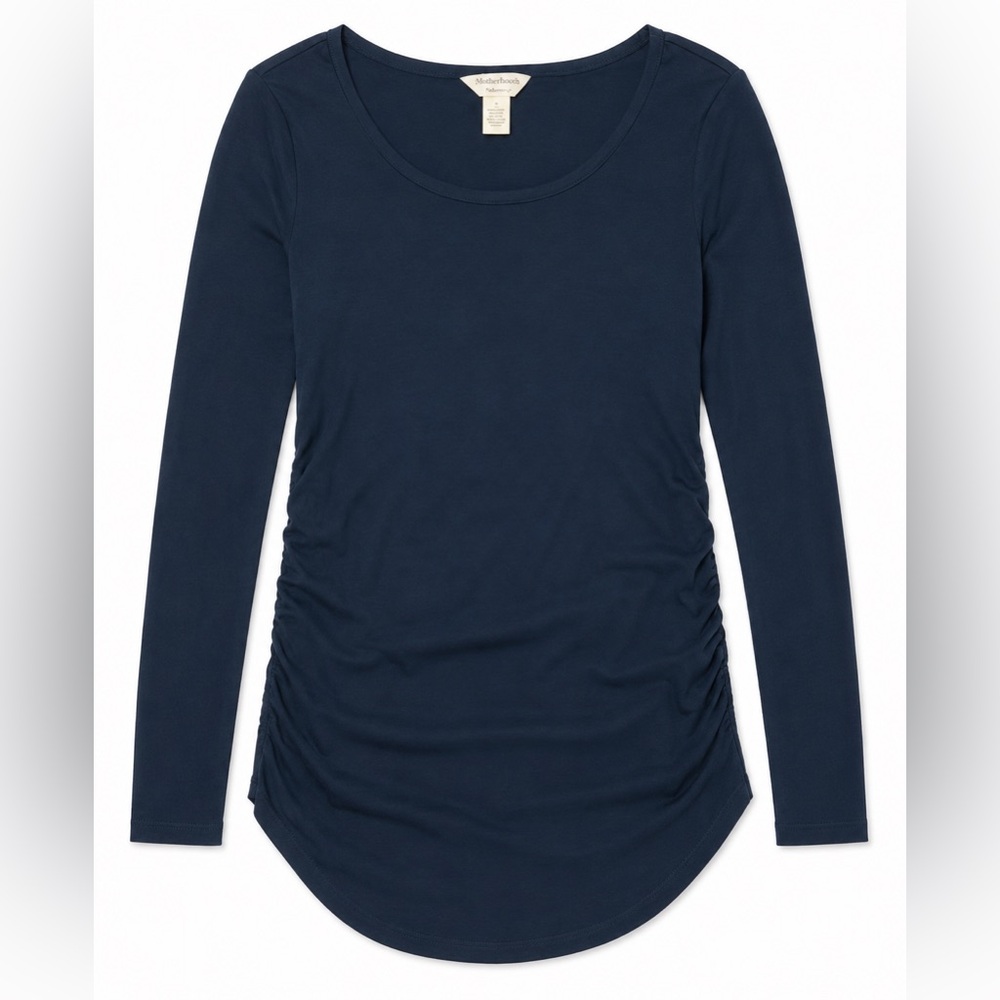 Three Seasons Maternity Dark Teal Long Sleeve Top